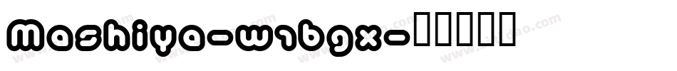 Mashiya-w1Bgx字体转换