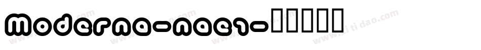 Moderna-nAE1字体转换