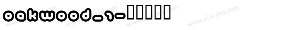 OAKWOOD_1字体转换