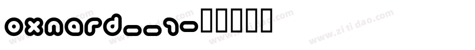OXNARD__1字体转换