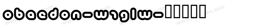 Obaedon-w1Glw字体转换
