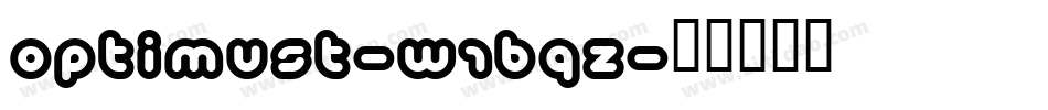 Optimust-w1BqZ字体转换