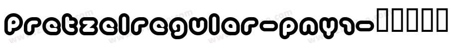 PretzelRegular-pny1字体转换
