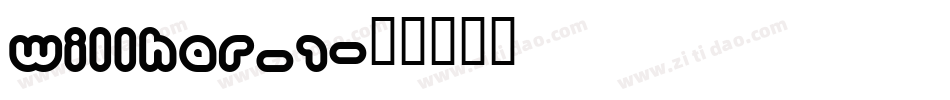 WILLHAR_1字体转换