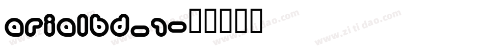 arialbd_1字体转换
