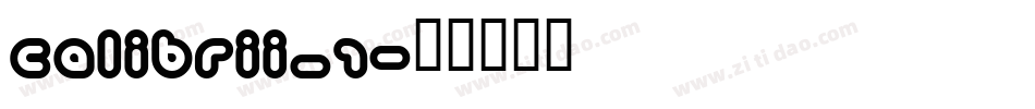 calibrii_1字体转换