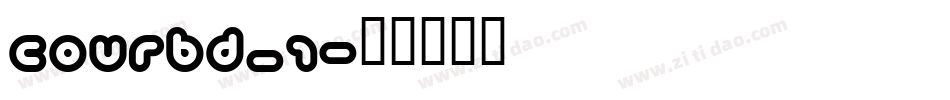 courbd_1字体转换