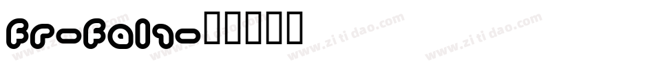 fr-fal1字体转换