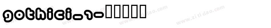 gothici_1字体转换