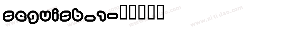 seguisb_1字体转换