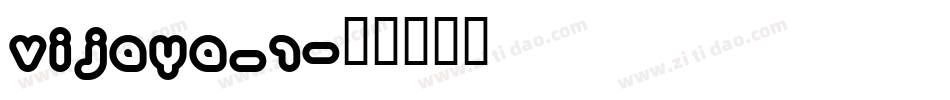 vijaya_1字体转换