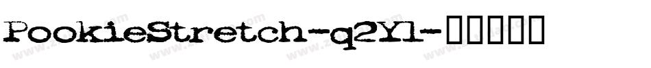 PookieStretch-q2Y1字体转换