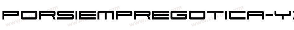 PorSiempreGotica-yXEY字体转换