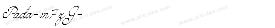 Pada-m7zG字体转换