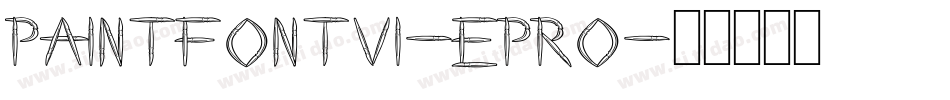 PaintFontV1-ePrO字体转换