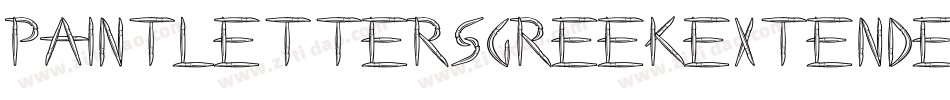 PaintLettersGreekExtendedLight-r4eB字体转换