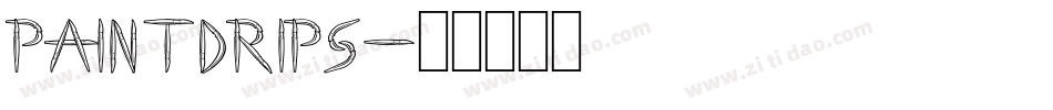 Paintdrips字体转换