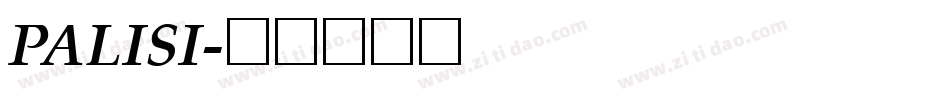 PALISI字体转换