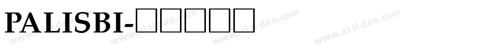 PALISBI字体转换