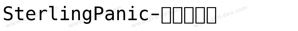 SterlingPanic字体转换
