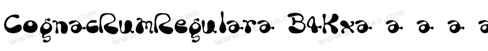 CognacRumRegular-B4Kx字体转换