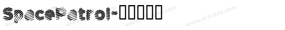 SpacePatrol字体转换