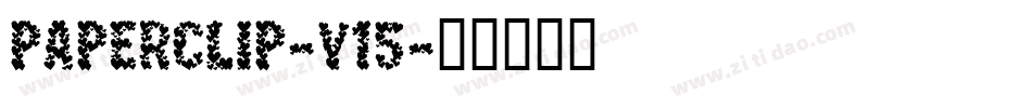 PaperClip-y15字体转换