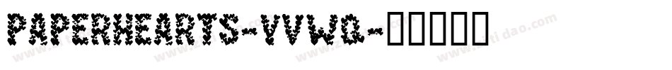 Paperhearts-Yvwq字体转换