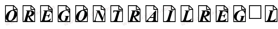 OregonTrailRegular-qq66字体转换
