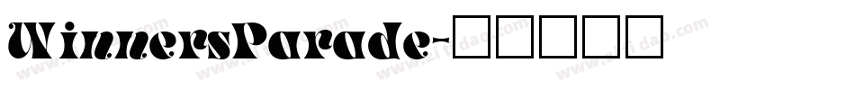 WinnersParade字体转换