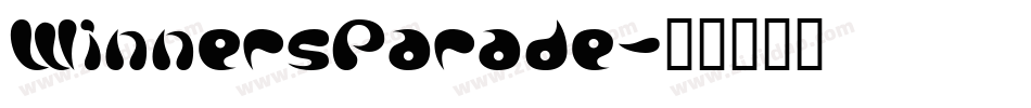 WinnersParade字体转换