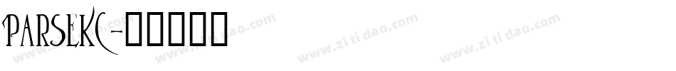 ParsekC字体转换