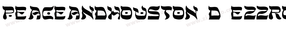 PeaceAndHouston3D-eZZrO字体转换