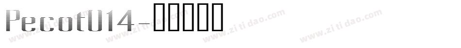 Pecot014字体转换