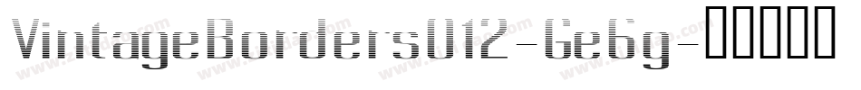 VintageBorders012-Ge6g字体转换