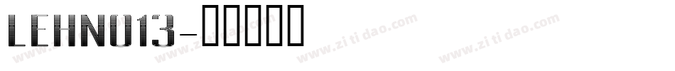 LEHN013字体转换