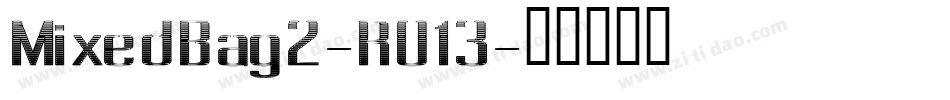 MixedBag2-R013字体转换
