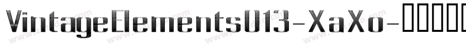 VintageElements013-XaXo字体转换