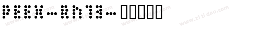 Peex-Rn73字体转换