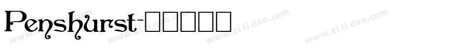 Penshurst字体转换