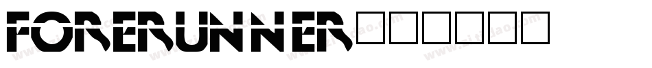 Forerunner字体转换