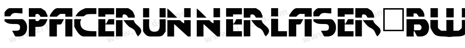 SpaceRunnerLaser-BWWyx字体转换