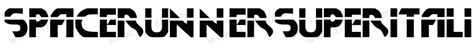 SpaceRunnerSuperItalic-BWWyV字体转换 SpaceRunnerSuperItalic-BWWyV字体转换