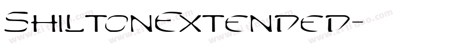 ShiltonExtended字体转换