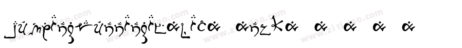JumpingRunningItalic-anzK字体转换
