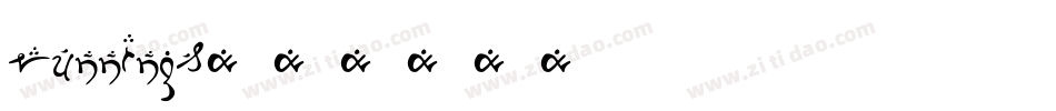RUNNINGS字体转换