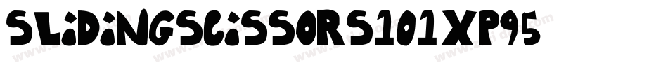 SlidingScissors101-xp95字体转换