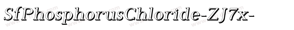 SfPhosphorusChloride-ZJ7x字体转换