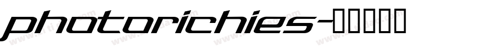 Photorichies字体转换