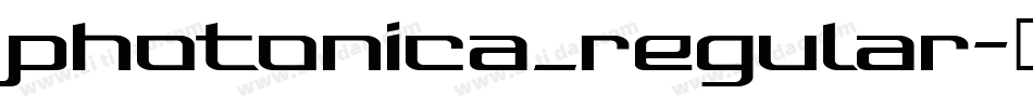 Photonica_regular字体转换